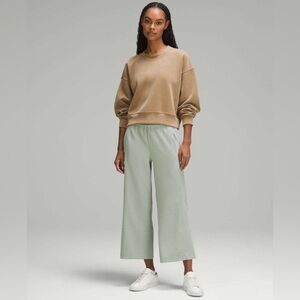 lululemon ribbed softstreme wide leg cropped pant